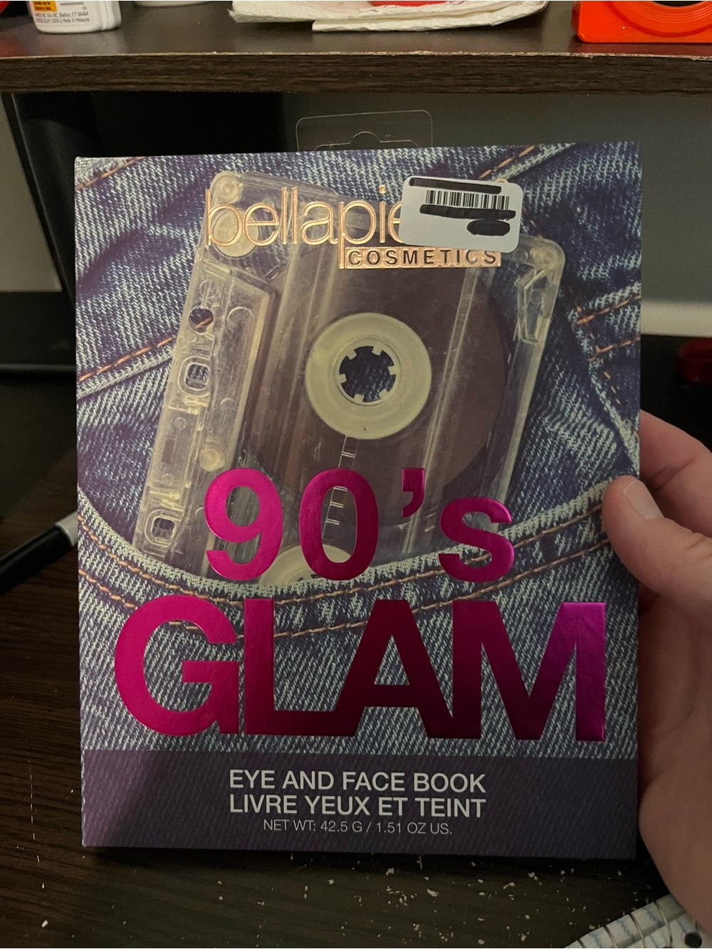 Bellapierre 90's Glam Eyeshadow Palette - Pink Press Finish